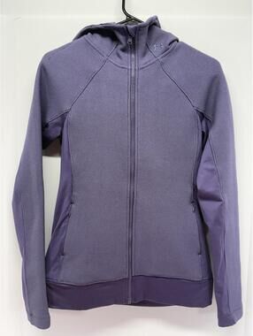 Under Armour Hoodie Womens XS Purple ColdGear Infrared Full Zip Athletic